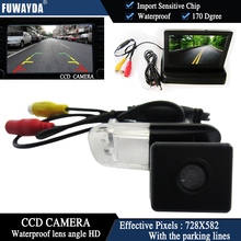 Цветная CCD Автомобильная камера заднего вида FUWAYDA для Mercedes-Benz B200 A-class W169 B-Class T245 + 4,3-дюймовый складной водонепроницаемый ЖК-монитор 2024 - купить недорого