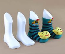 wholesale 15*11cm Plastic child Feet 5-10 month old leg foot Mannequin Excellent To Display Socks Value Salet,one pair,M00537F 2024 - buy cheap