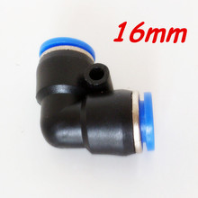 10Pcs 16mm ID Pneumatic Connectors Push in Elbow Fitting Equal L PV16 2024 - buy cheap