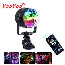 VooVoo Car USB Led Atmosphere Lights RGB LED Car Interior Rotating DJ Lights Party Decoration Lighting + Wireless Remote Control 2024 - buy cheap