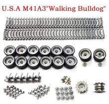 henglong 3839 3839-1 1/16 U.S.A M41A3"Walking Bulldog" RC tank Upgrade parts metal wheel hub set/ Steel Gear box / Metal track 2024 - buy cheap