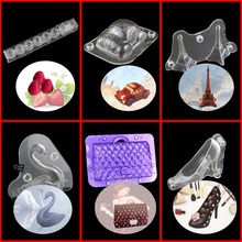 3D Chocolate Mold Polycarbonate,Kitchen candy mold DIY Pastry baking for cake decorating tools,Confectionery pastry tools 2024 - buy cheap