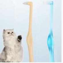 Cat small toothbrush set brush pet cat dog super soft toothbrush to tartar dental stone oral cleaning 2 sticks 2024 - buy cheap