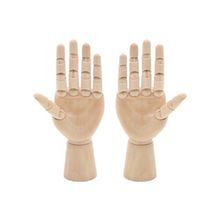 Flexible Wooden Right Left Hand Model Sketching Drawing Jointed Movable Fingers Mannequin Articulated Artist Home Decor 2024 - buy cheap