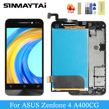 Black A400CG Display For Asus Zenfone 4 A400CG LCD Display Matrix Touch Screen Digitizer Assembly replacement for asus a400cg 2024 - buy cheap