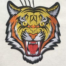 5pcs Tiger Applique Clothing Embroidery Patch Fabric Sticker Iron On Patch Craft Sewing Repair Embroidered 20X 18cm 2024 - buy cheap