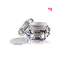 Novo frasco de creme em forma de diamante 5g frasco de plástico para cosméticos embalagem cosmética recipiente cosmético 2024 - compre barato