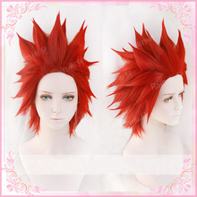 My Hero Academia Boku no Hiro Akademia Eijirou Kirishima Eijiro Wigs Short Red Hair Heat Resistant Cosplay Wig + Track + Cap 2024 - buy cheap