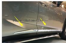 Car Styling ABS Chrome Exterior Door Body Molding Bottom Cover Trims Protector For Lexus NX NX200 NX200T NX300H 2015 2016 2017 2024 - buy cheap