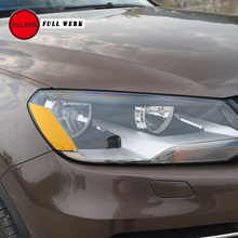 Pegatina reflectante para faros de coche, tira reflectante para VW Touareg 2011-2018, pegatina de advertencia para Estilismo de coche, 2 uds. 2024 - compra barato