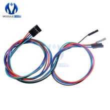 Cable de puente hembra a hembra para impresora 3D Arduino, juego de cables de 4P, 4 pines, 0,7 M, 70cm, Reprap 2024 - compra barato