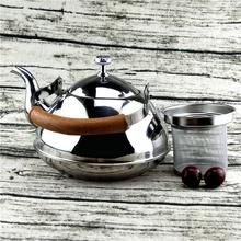 Домашний, гостиничный, кухонный чайник из нержавеющей стали со свистком, чайник с ручкой, плита, безопасная кухонная утварь, кухонный инстру... 2024 - купить недорого