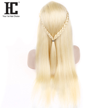 613 Blonde Lace Front Wig Brazilian Straight Human Hair Wigs Pre Plucked Natural Hairline Remy 613 Lace Wigs For Women 150% 2024 - buy cheap