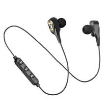 dual dynamic driver Wireless earphone Bluetooth 4.2 Stereo earphones Sports Headset Handsfree with Mic Smartphone Music Earphone 2024 - buy cheap