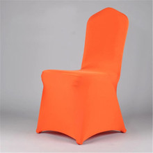 Marious бренд 100 шт. orange спандекс банкет крышка стула дешевые для свадьбы Бесплатная доставка 2024 - купить недорого