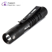Портативный Алюминиевый Мини светодиодный фонарик CREE XPE с зажимом для ручки, вспышка для кемпинга, Рабочая лампа, AAA батарея, блики LED 2024 - купить недорого