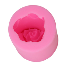 Forma de silicone para bolo com flor de rosa 3d, molde para cortar biscoitos, sabão, fondant, confeitaria, ferramentas de decoração de bolos de cozinha, 1 peça 2024 - compre barato