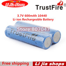 4PCS/LOT TrustFire AAA 10440 Li-ion Rechargeable Battery 3.7V 600mAh For LED Flashlight/torch 2024 - buy cheap