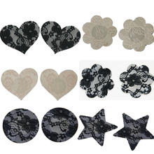 3pair heart  lace Pads Body Breasts Stickers girl's heart Adhesive Nipple Covers Disposable bra sexy Lover game for women 2024 - buy cheap