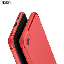 Ultra slim Matte Soft Silicone case For iPhone 11 Pro XS Max X XR 5 5S SE 6 S 6S 7 8 Plus 7Plus 8Plus Simple Solid Color Cover 2024 - buy cheap