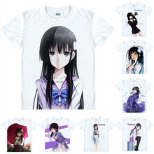 Camiseta estampa de anime sankarea, camisetas para cosplay uncorante, camisetas de manga curta vários estilos zumbi. 2024 - compre barato