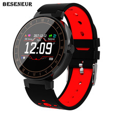 Beseneur L8 banda inteligente presión Fitness Tracker reloj IP68 impermeable pantalla a Color pulsera deportes del podómetro pulsera 2024 - compra barato