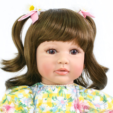 60cm de silicona renacer muñecas de juguete de 24 pulgadas princesa niño niña bebes Reborn muñeca de regalo de cumpleaños de la alta calidad juguete para jugar a las casitas 2024 - compra barato