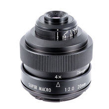 Макро-объектив Mitakon Zhongyi 20 мм f/2 4.5X для Canon EF EOS M Nikon F Sony E Pentax K M4/3 Fujifilm X Sony Minolta A mount 2024 - купить недорого