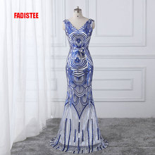 FADISTEE New arrival classic party dress evening dresses prom bling Vestido de Festa luxury pattern long sequins style 2024 - buy cheap