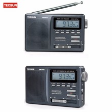 Tecsun-DR-920C de Radio FM MW SW, receptor de reloj Digital de 12 bandas y retroiluminación, grabadora de Radio portátil, color gris, DR920C, Y4139H 2024 - compra barato