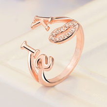 New Sterling-Silver color Letter Ring Creative Design Kiss the Lip Open Crystal Rings Women Sterling Silver Jewelry 2024 - buy cheap