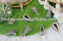 FREE SHIPPING 240pcs Tibetan silver european bead bails W/big Hole A9254 2024 - купить недорого