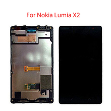 Оригинальный ЖК-дисплей для Nokia Lumia X2 с сенсорным экраном дигитайзер ЖК-дисплей в сборе с рамкой Бесплатная доставка 2024 - купить недорого