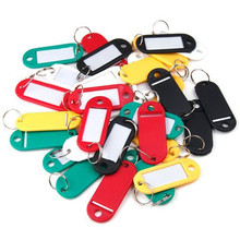 100Pcs Tags llaveros Porta Chave Key Card Sticker Key Fob Token Key Ring Luggage Tag Wholesale 2024 - buy cheap