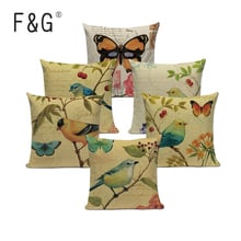 Stylish cushion cover Animal cute Bird on the tree Sofa Car Covers Decorative 45Cmx45Cm Square Sofa/Bed 3D Printed Pillow Cover 2024 - buy cheap