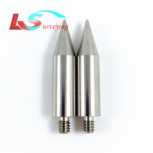 2pcs high quality Replacement 50mm length mini Pole Point tip for mini prism  - 1/4" Thread  Stainless Steel Free shipping 2024 - buy cheap