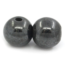 Magnetic Hematite Beads Round Black About 4mm( 1/8") Dia, Hole: Approx 1mm, 45 PCs 2024 - buy cheap