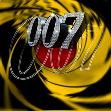 Secret Agent Gold james bond 007 spiral backdrop High quality Computer print party photography backgrounds 2024 - buy cheap