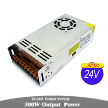 DC Power Supply 24V 12.5A 300w Led Driver Transformer AC110V 220V to DC24V Power Adapter for Strip Lighting Printer CNC CCTV 2024 - buy cheap