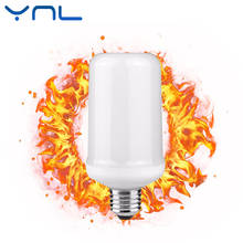 LED Flame Effect Bulb E27 E26 Flickering Corn LED lamp 5w 7w AC85V-265V Simulation Fire Burning Outdoor Decorative Holiday light 2024 - buy cheap