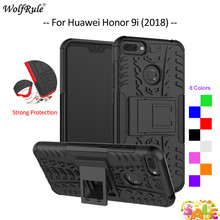 For Cover Huawei Honor 9i Case TPU & PC Holder Armor Bumper Protective Back Phone Case For Huawei Honor 9i 2018 Cover 5.84'' 2024 - buy cheap