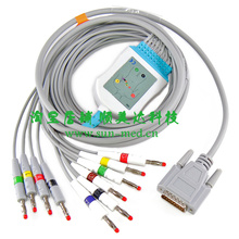 Nihon Kohden EKG ECG cable with leadwires, 10 leads Banana 4.0 2024 - buy cheap