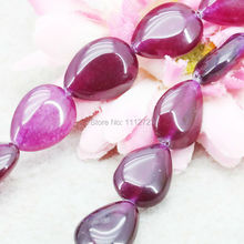 Accessories Purple Tears Drop Loose DIY Beads Semi Finished Stones Balls Jewelry Making Design 13X18mm 15inch Women Girls Gifts 2024 - buy cheap