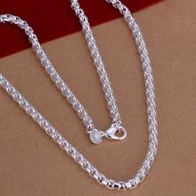 Men's jewelry 6mm 20 '' 50 cm S925 Silver color necklace chain cool n053 gift pouches 2024 - buy cheap