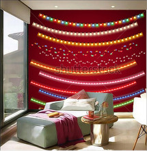 Murales 3D personalizados, conjunto de Guirnaldas eléctricas navideñas para papel tapiz de diseño de celebración, sala de estar, sofá, pared de TV, dormitorio 2024 - compra barato