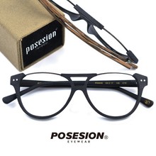 POSESION Vintage Optical Eyeglasses Frame Men Retro Computer Glasses Spectacle Frame For Clear Lens Male Oculos Eyewear PS5056 2024 - buy cheap