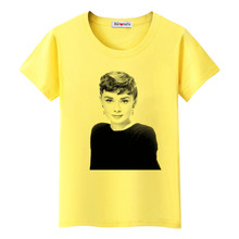 BGtomato fashion Summer streetwear Audrey Hepburn tshirt beautiful women shirt Originality Tops gothic haut femme cool modis 2024 - buy cheap