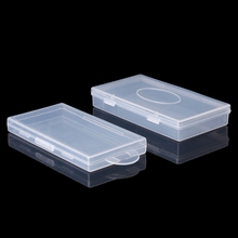 Caja de almacenamiento clara transparente de plástico Rectangular recipiente para joyas estuche organizador 2024 - compra barato