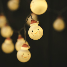 Cute Christmas snowman LED string LED decor light Christmas holiday home party Decor lighting 10LED/20LED  IY310142 2024 - buy cheap