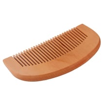 Natural Wide Tooth Wood Comb Peach Wood Wooden Hair Brush No-static Massage Hair brushes Health 9cm Wood Hair Comb Styling Tools 2024 - buy cheap